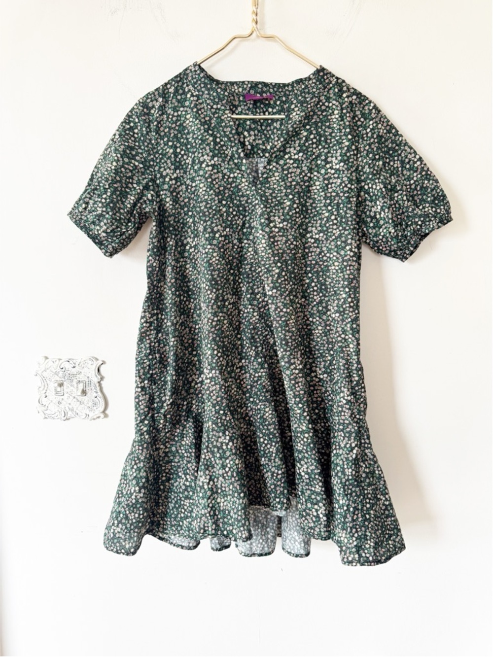 J. Crew Liberty of London Delilah Dress Marguerite Ditsy Daisy Floral Pockets M - Picture 7 of 12